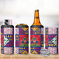 Haiti Christmas 4 in 1 Can Cooler Tumbler Patchwork Style
