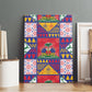 Haiti Christmas Canvas Wall Art Patchwork Style