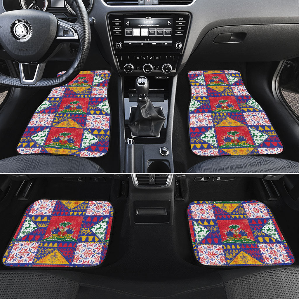 Haiti Christmas Car Mats Patchwork Style