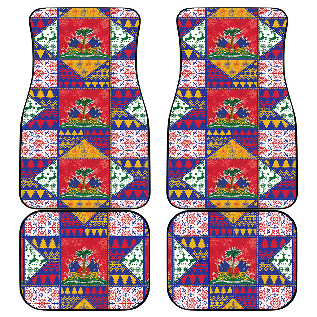 Haiti Christmas Car Mats Patchwork Style