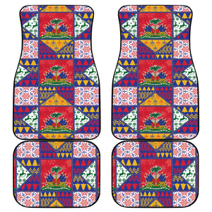 Haiti Christmas Car Mats Patchwork Style