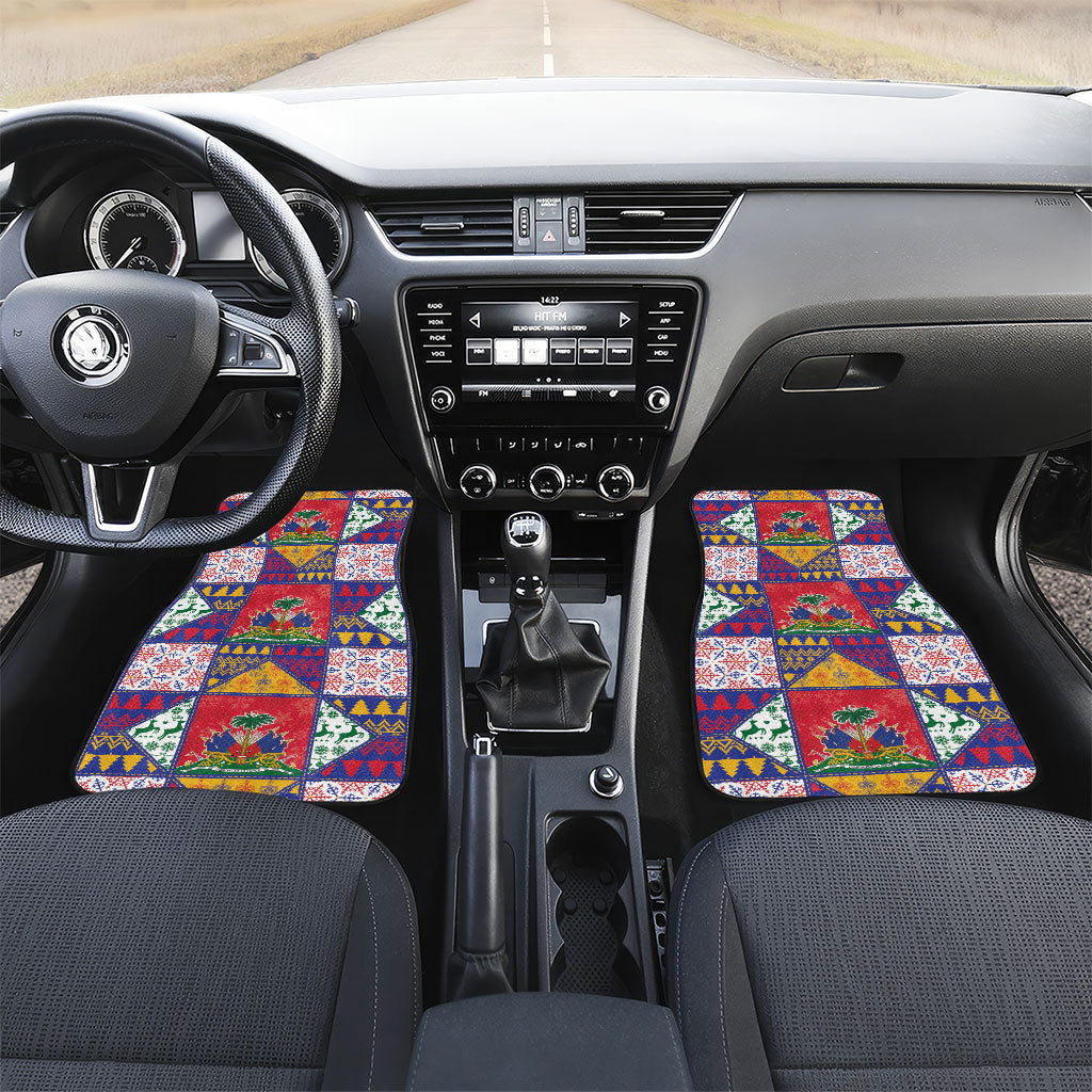 Haiti Christmas Car Mats Patchwork Style