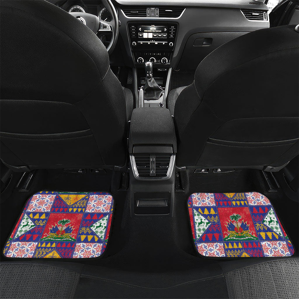 Haiti Christmas Car Mats Patchwork Style
