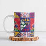 Haiti Christmas Ceramic Mug Patchwork Style