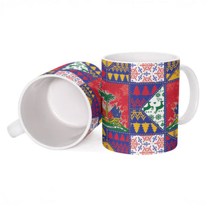 Haiti Christmas Ceramic Mug Patchwork Style