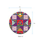 Haiti Christmas Ceramic Ornament Patchwork Style
