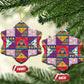 Haiti Christmas Ceramic Ornament Patchwork Style