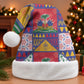 Haiti Christmas Santa Hat Patchwork Style