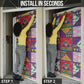 Haiti Christmas Door Cover Patchwork Style