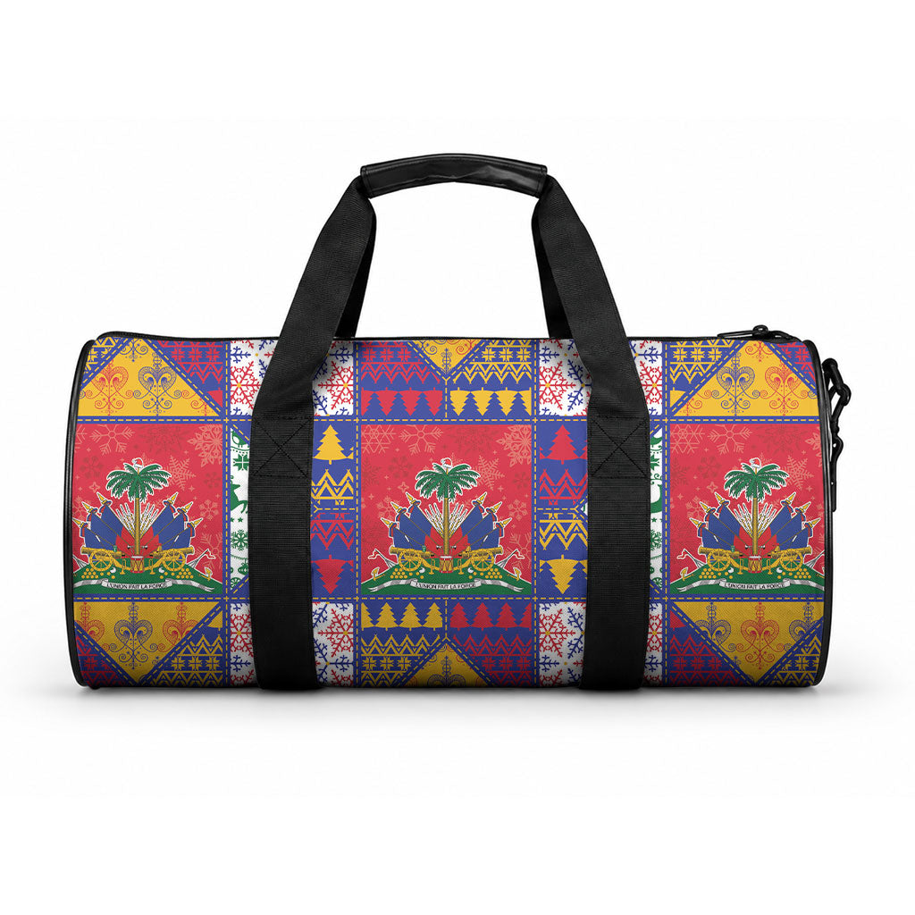 Haiti Christmas Duffle Bag Patchwork Style