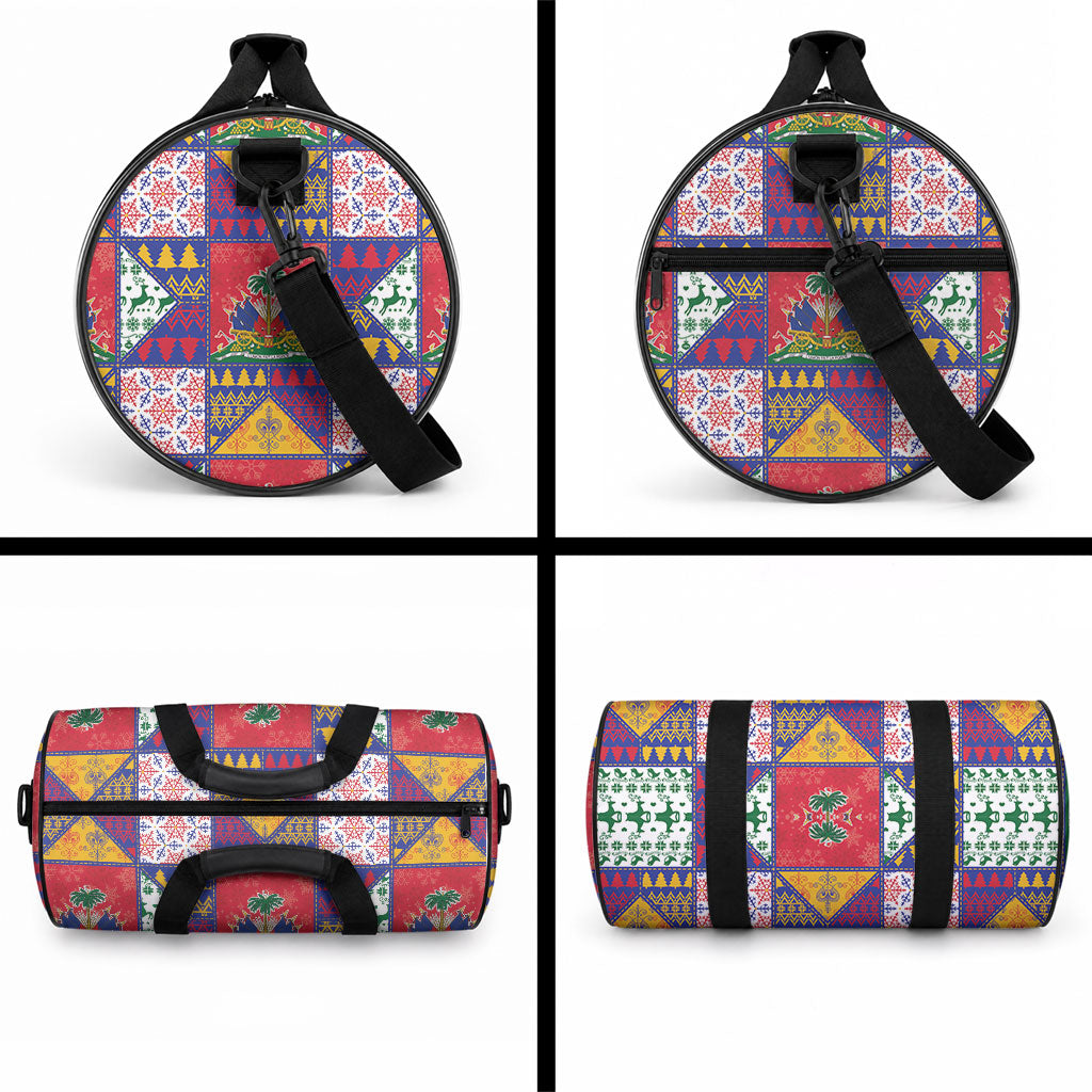 Haiti Christmas Duffle Bag Patchwork Style