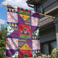 Haiti Christmas Garden Flag Patchwork Style