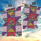 Haiti Christmas Garden Flag Patchwork Style