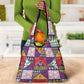 Haiti Christmas Grocery Bag Patchwork Style