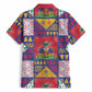 Haiti Christmas Hawaiian Shirt Patchwork Style
