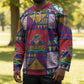 Haiti Christmas Hockey Jersey Patchwork Style