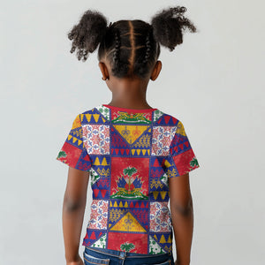 Haiti Christmas Kid T shirt Patchwork Style