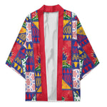 Haiti Christmas Kimono Patchwork Style