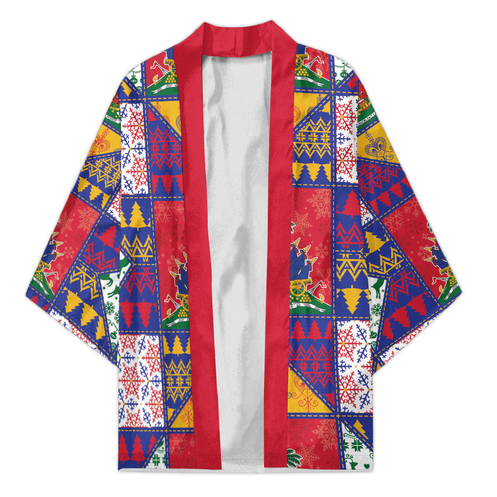 Haiti Christmas Kimono Patchwork Style