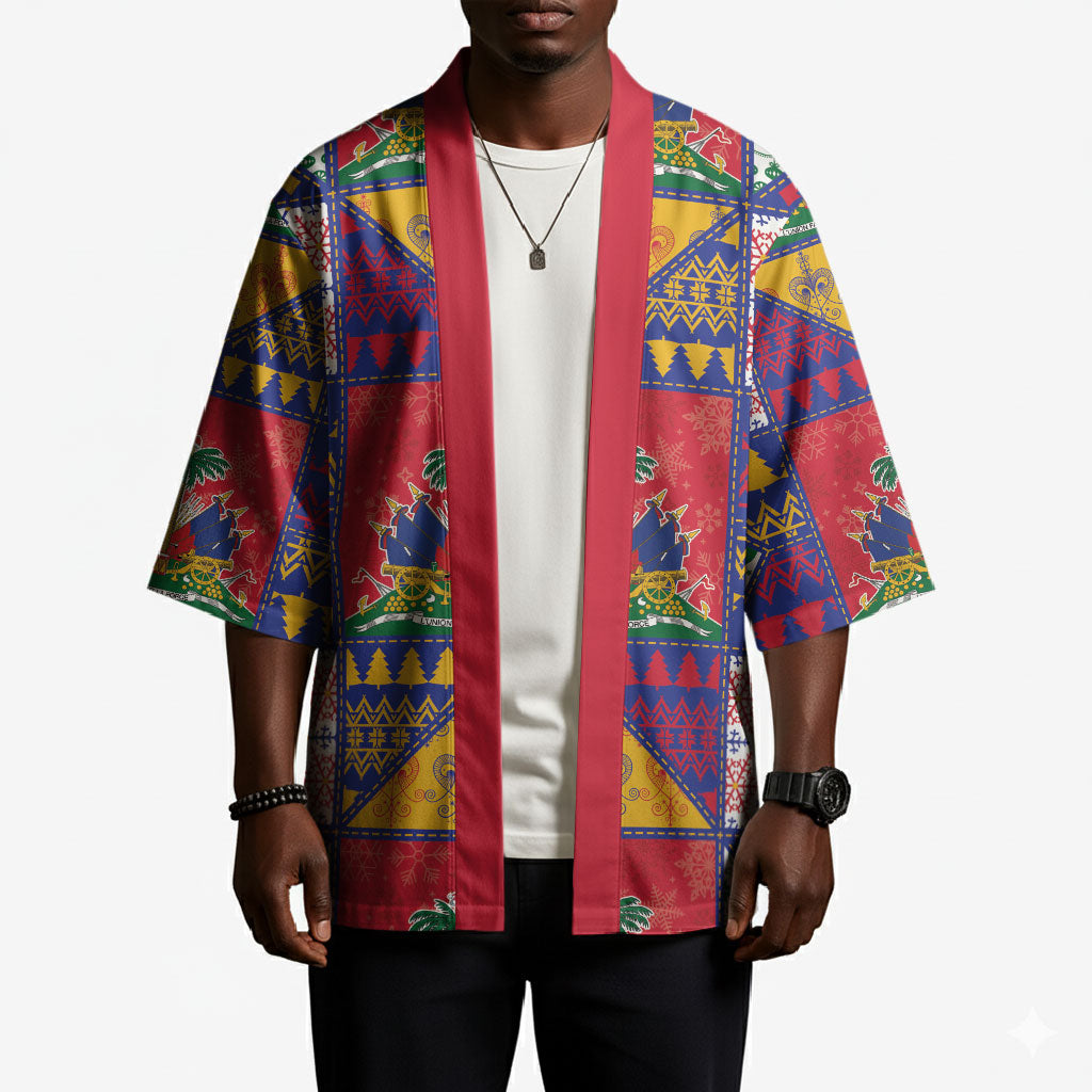 Haiti Christmas Kimono Patchwork Style