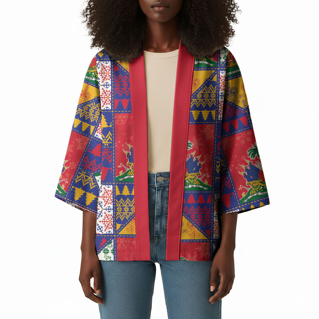 Haiti Christmas Kimono Patchwork Style
