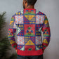 Haiti Christmas Ugly Christmas Sweater Patchwork Style