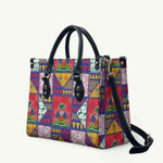 Haiti Christmas Leather Bag Patchwork Style