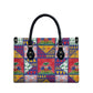 Haiti Christmas Leather Bag Patchwork Style