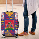 Haiti Christmas Luggage Cover Patchwork Style