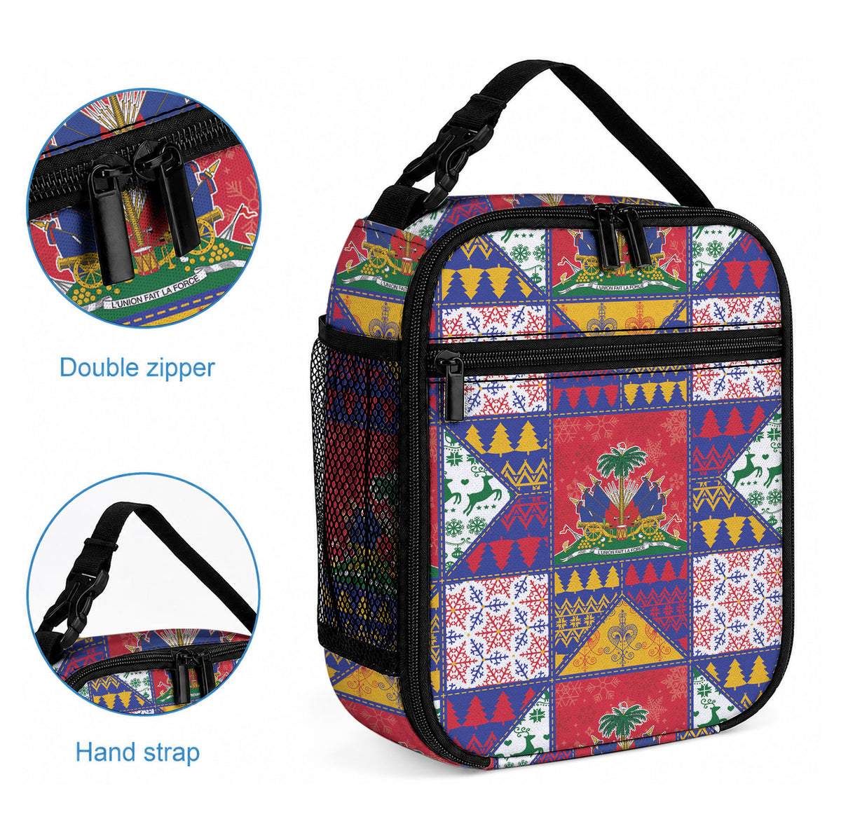 Haiti Christmas Lunch Bag Patchwork Style