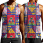 Haiti Christmas Men Tank Top Patchwork Style