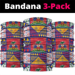 Haiti Christmas Neck Gaiter Patchwork Style