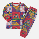 Haiti Christmas Pajama Set Patchwork Style