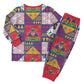 Haiti Christmas Pajama Set Patchwork Style