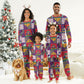 Haiti Christmas Pajama Set Patchwork Style