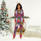 Haiti Christmas Pajama Set Patchwork Style