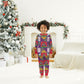 Haiti Christmas Pajama Set Patchwork Style