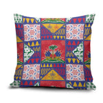 Haiti Christmas Pillow Cover Patchwork Style