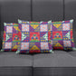 Haiti Christmas Pillow Cover Patchwork Style