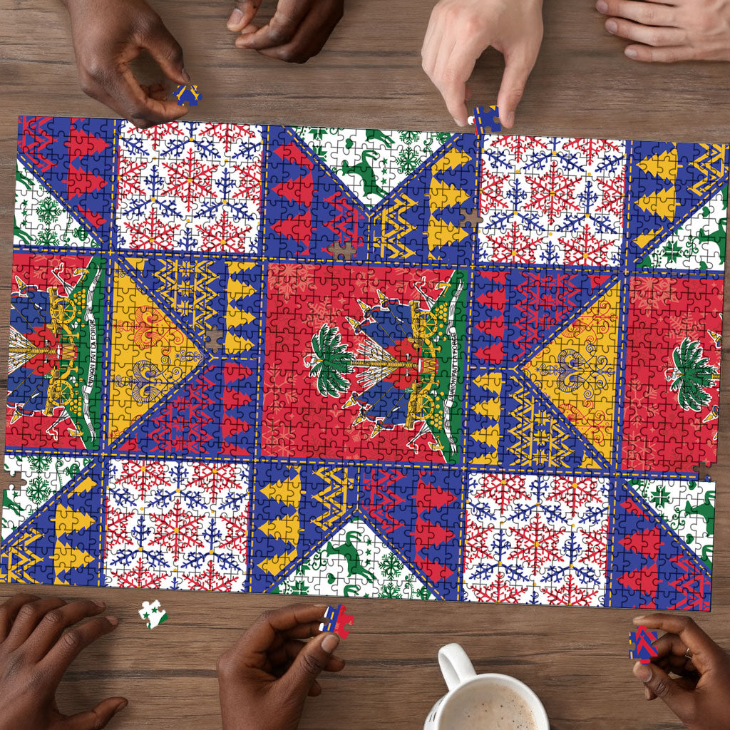 Haiti Christmas Puzzle Patchwork Style