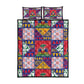 Haiti Christmas Quilt Bed Set Patchwork Style
