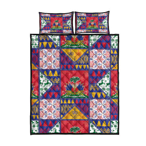 Haiti Christmas Quilt Bed Set Patchwork Style