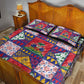 Haiti Christmas Quilt Bed Set Patchwork Style
