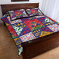 Haiti Christmas Quilt Bed Set Patchwork Style