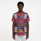 Haiti Christmas Scrub Top Patchwork Style