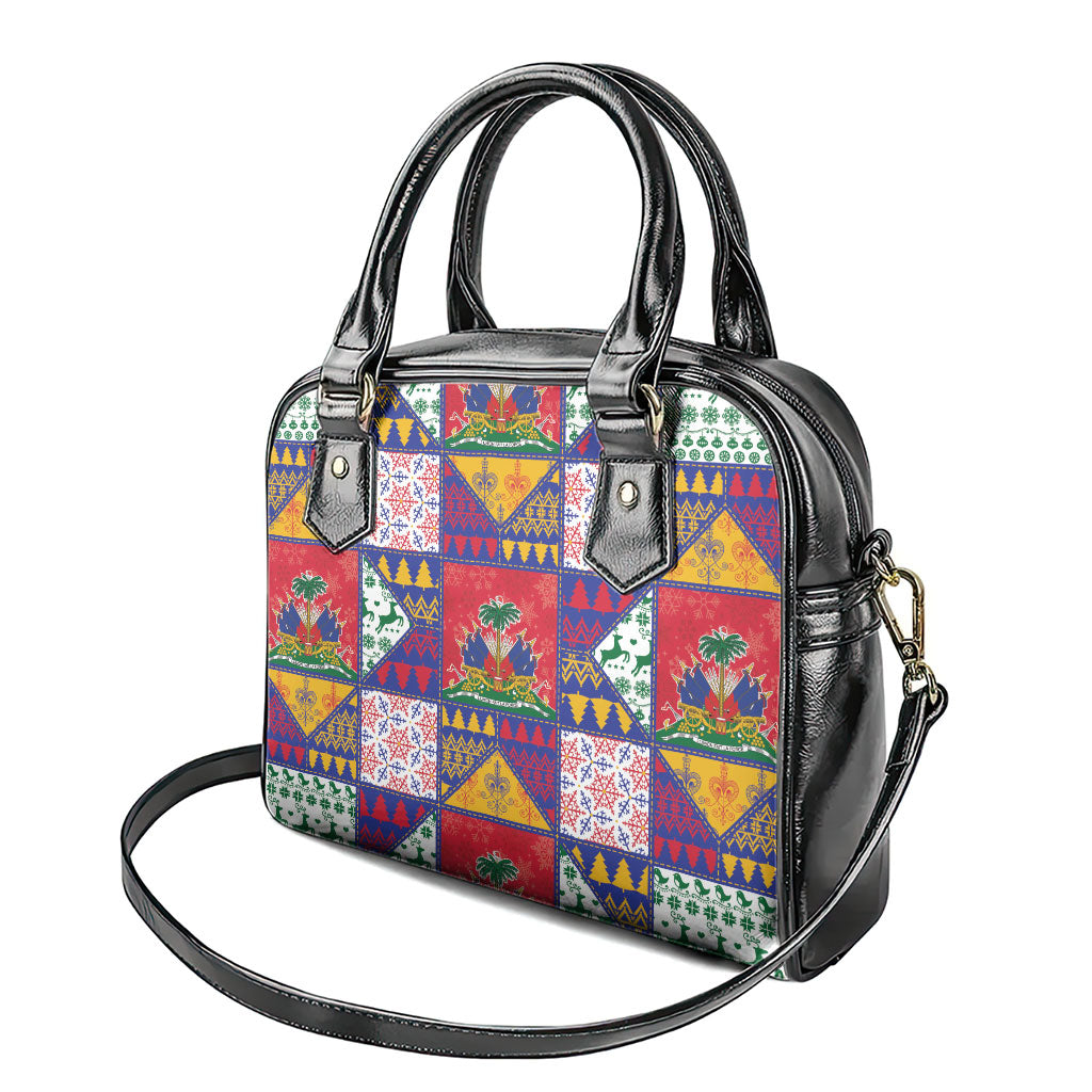 Haiti Christmas Shoulder Handbag Patchwork Style