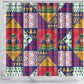 Haiti Christmas Shower Curtain Patchwork Style