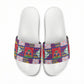 Haiti Christmas Slide Sandals Patchwork Style