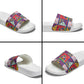 Haiti Christmas Slide Sandals Patchwork Style