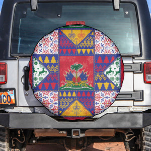 Haiti Christmas Spare Tire Cover Patchwork Style